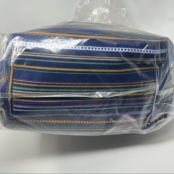 BCBGeneration Karlie Beach Tote Bag Navy Multi - Picture 9 of 11